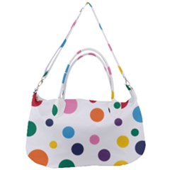 Polka Dot Removal Strap Handbag