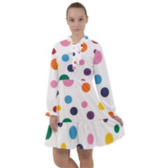 Polka Dot All Frills Chiffon Dress by 8989