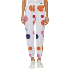 Polka Dot Cropped Drawstring Pants by 8989