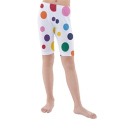 Polka Dot Kids  Mid Length Swim Shorts