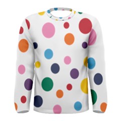 Polka Dot Men s Long Sleeve Tee by 8989