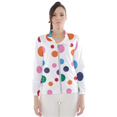 Polka Dot Women s Windbreaker