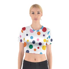 Polka Dot Cotton Crop Top by 8989