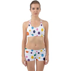 Polka Dot Back Web Gym Set