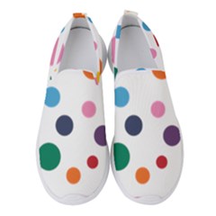 Polka Dot Women s Slip On Sneakers by 8989