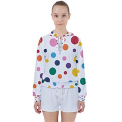 Polka Dot Women s Tie Up Sweat by 8989