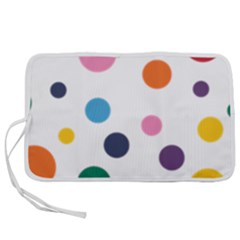 Polka Dot Pen Storage Case (m)