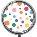 Polka Dot Mini Round Pill Box View1