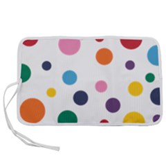 Polka Dot Pen Storage Case (s) by 8989