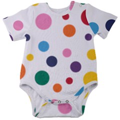 Polka Dot Baby Short Sleeve Bodysuit