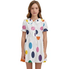 Polka Dot Kids  Sweet Collar Dress