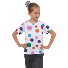 Polka Dot Kids  Mesh Piece Tee