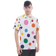 Polka Dot Men s Polo Tee by 8989