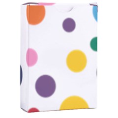 Polka Dot Playing Cards Single Design (rectangle) With Custom Box