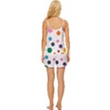 Polka Dot Satin Pajama Short Set View4