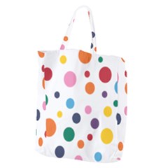 Polka Dot Giant Grocery Tote