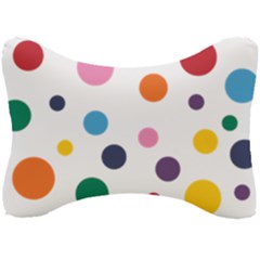 Polka Dot Seat Head Rest Cushion by 8989