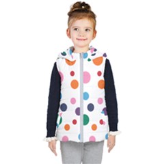 Polka Dot Kids  Hooded Puffer Vest