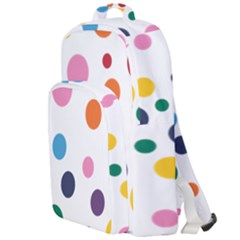 Polka Dot Double Compartment Backpack by 8989