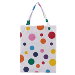 Polka Dot Classic Tote Bag by 8989