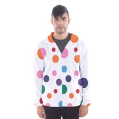 Polka Dot Men s Hooded Windbreaker