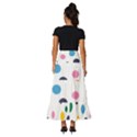 Polka Dot Tiered Ruffle Maxi Skirt View4