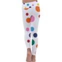 Polka Dot Kids  Lightweight Velour Classic Yoga Leggings View4