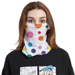 Polka Dot Face Covering Bandana (two Sides)