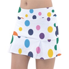 Polka Dot Classic Tennis Skirt by 8989