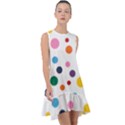 Polka Dot Frill Swing Dress View1