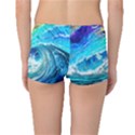 Tsunami Waves Ocean Sea Nautical Nature Water Painting Boyleg Bikini Bottoms View2