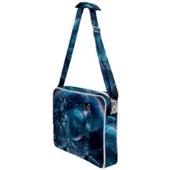 Tsunami Waves Ocean Sea Water Rough Seas 4 Cross Body Office Bag by Ravend