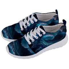 Tsunami Waves Ocean Sea Water Rough Seas 4 Men s Lightweight Sports Shoes by Ravend