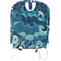 Waves Ocean Sea Abstract Whimsical Abstract Art Full Print Backpack View2