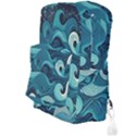 Waves Ocean Sea Abstract Whimsical Abstract Art Full Print Backpack View3