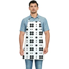 Polka Dot  Svg Kitchen Apron by 8989