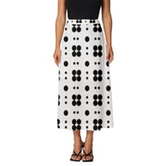 Polka Dot  Svg Classic Midi Chiffon Skirt