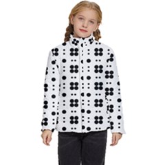 Polka Dot  Svg Kids  Puffer Bubble Jacket Coat by 8989