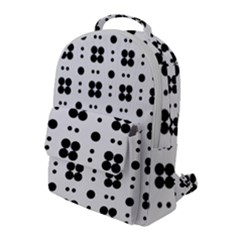 Polka Dot  Svg Flap Pocket Backpack (large) by 8989