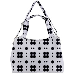 Polka Dot  Svg Double Compartment Shoulder Bag