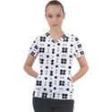 Polka Dot  Svg Short Sleeve Zip Up Jacket View1