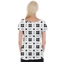 Polka Dot  Svg Cap Sleeve Top View2