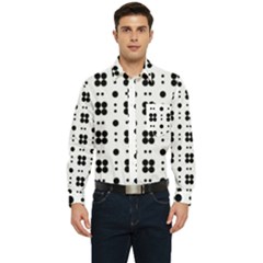 Polka Dot  Svg Men s Long Sleeve Pocket Shirt  by 8989