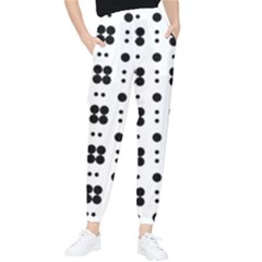 Polka Dot  Svg Tapered Pants by 8989