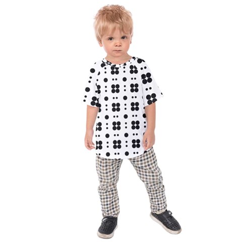 Polka Dot  Svg Kids  Raglan Tee by 8989