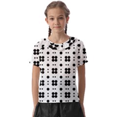 Polka Dot  Svg Kids  Frill Chiffon Blouse by 8989