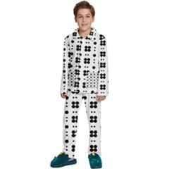 Polka Dot  Svg Kids  Long Sleeve Velvet Pajamas Set by 8989