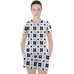 Polka Dot  Svg Women s Tee And Shorts Set