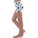 Polka Dot  Svg Kids  Lightweight Velour Yoga Shorts View2