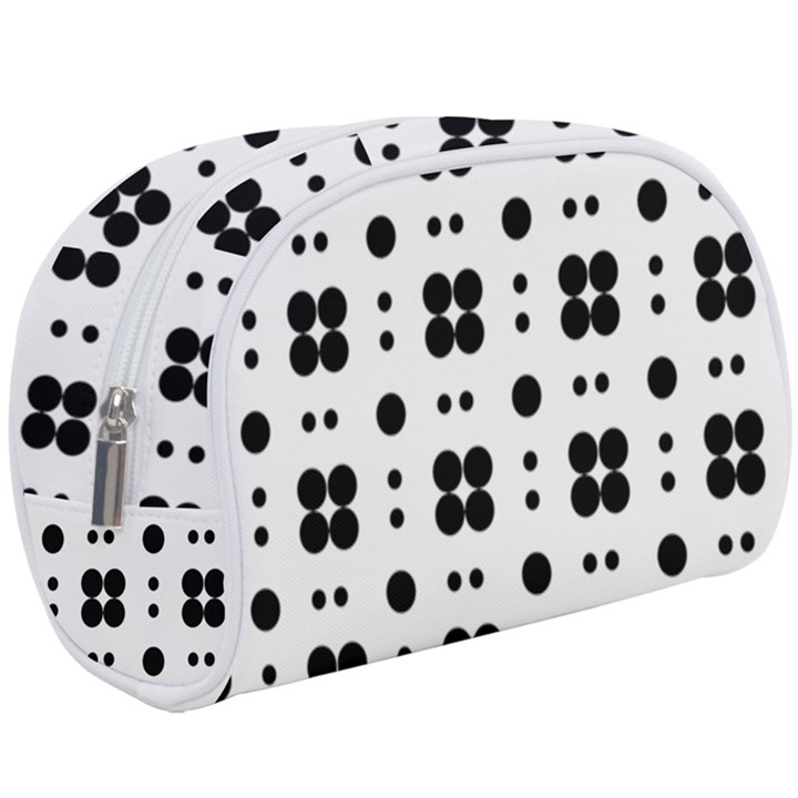 Polka Dot  Svg Make Up Case (Large)